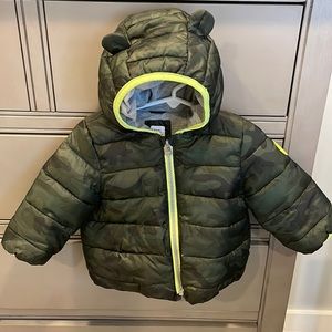 BabyGap Camo Jacket with ears. 12-18months